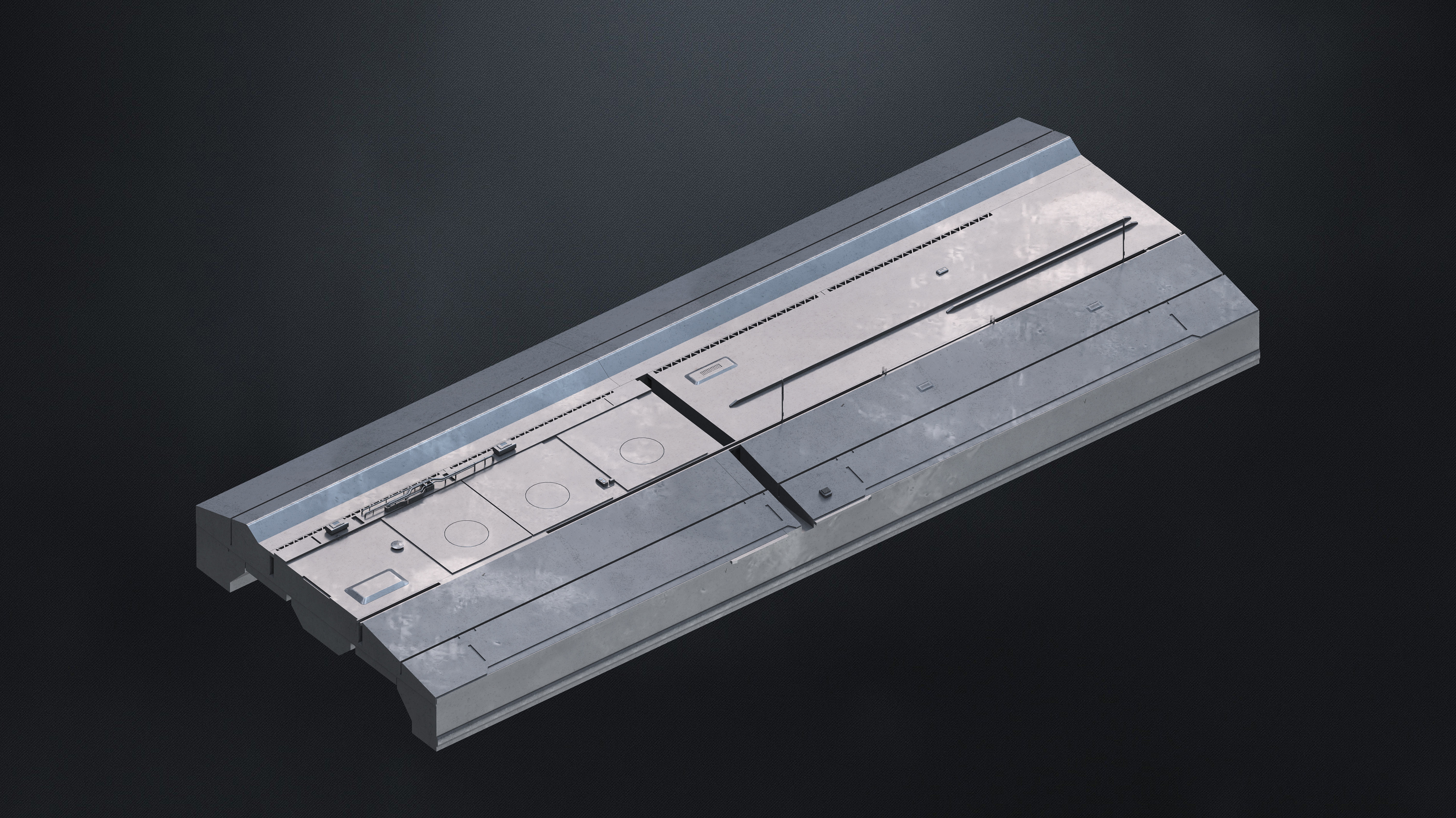 25 SUB-D Megascale Architectural Kitbash Elements Vol I 3D model_6