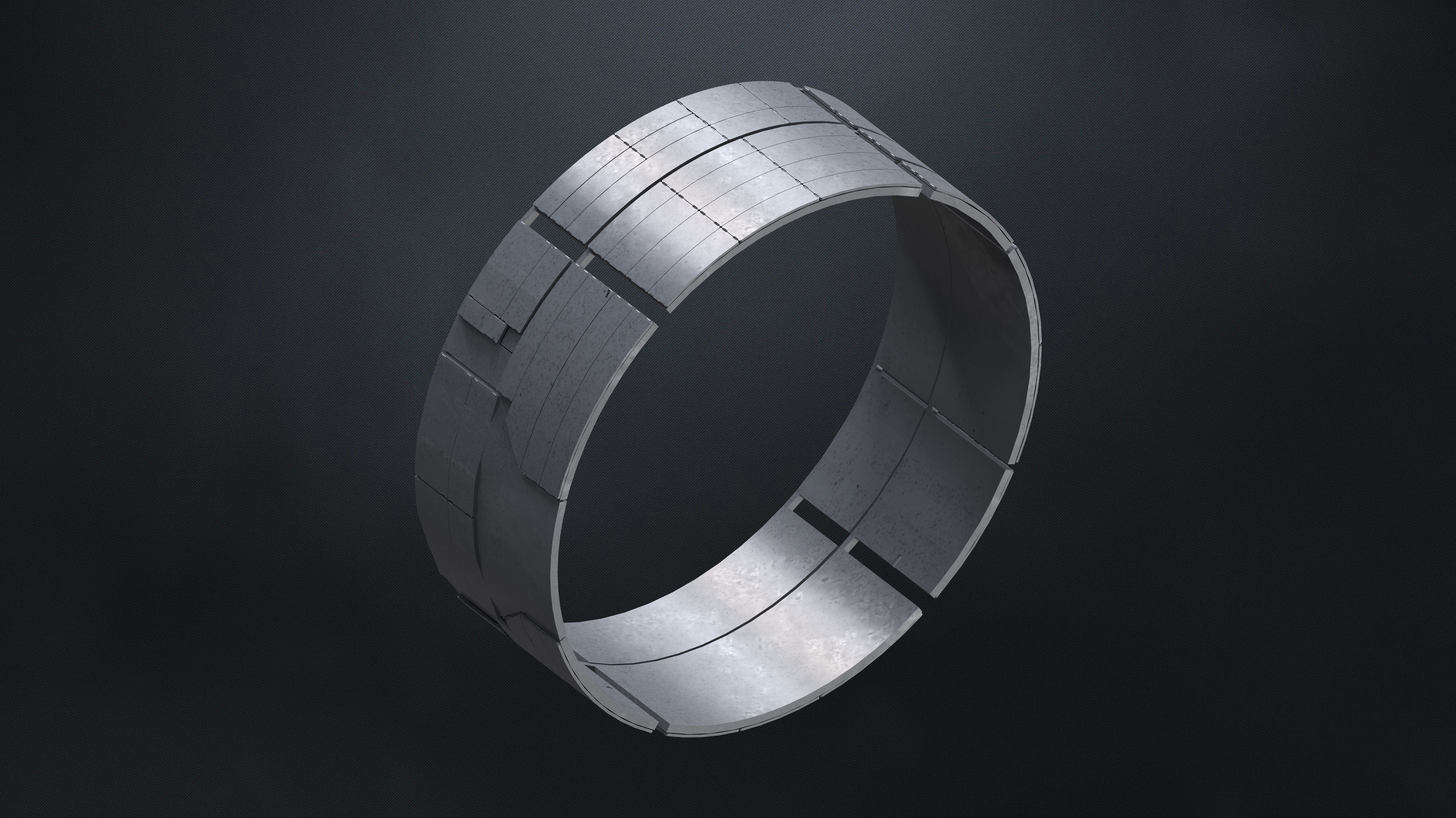 25 SUB-D Megascale Architectural Kitbash Elements Vol I 3D model_10