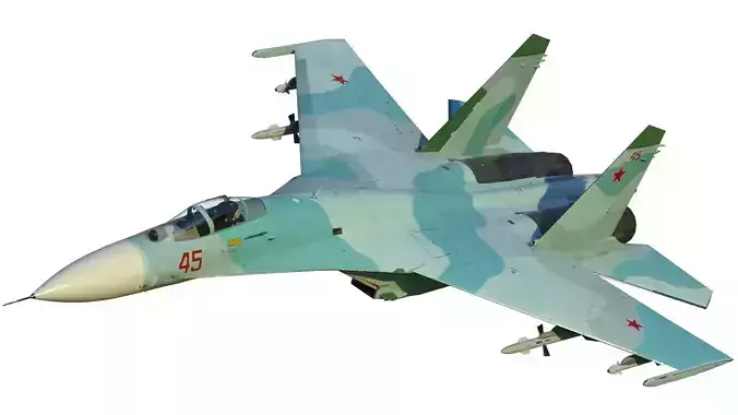 Su-27 Flanker  3D model