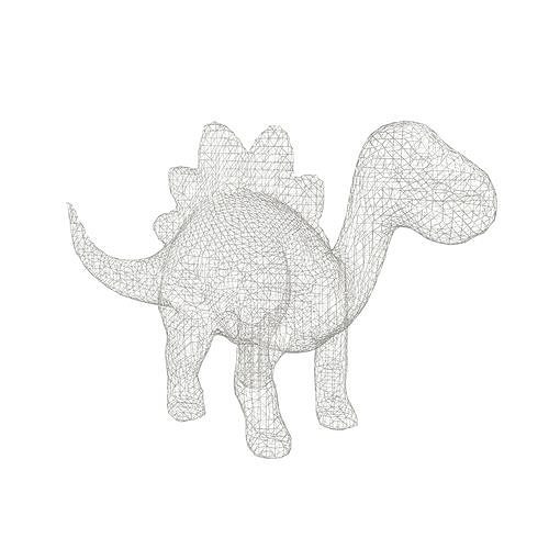 Cartoon Dinosaur Wireframe V1 005 Low-poly 3D model