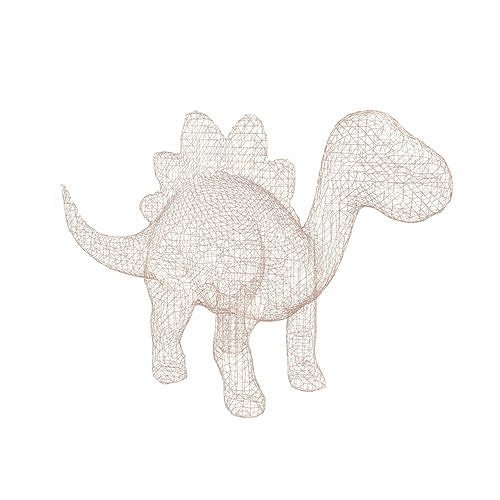 Cartoon Dinosaur Wireframe V1 006 Low-poly 3D model