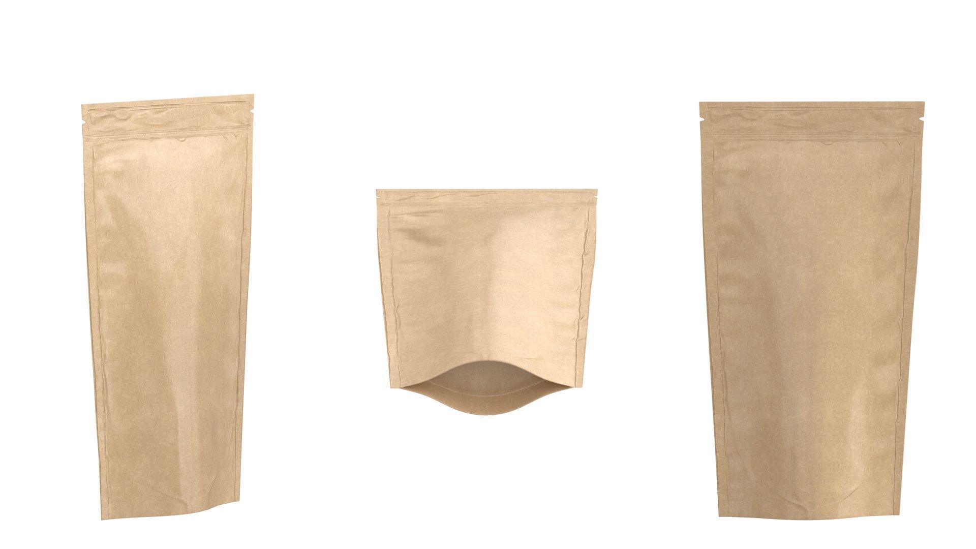 Paper pouchs collection 3D model_12