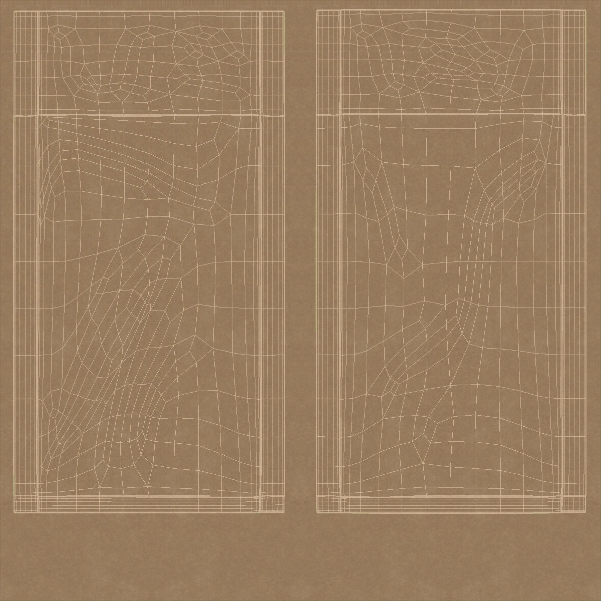 Paper pouchs collection 3D model_18