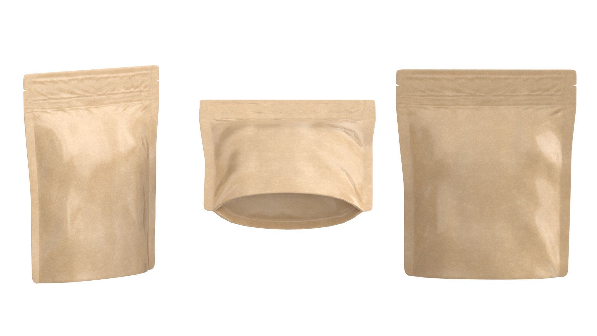 Paper pouchs collection 3D model_29