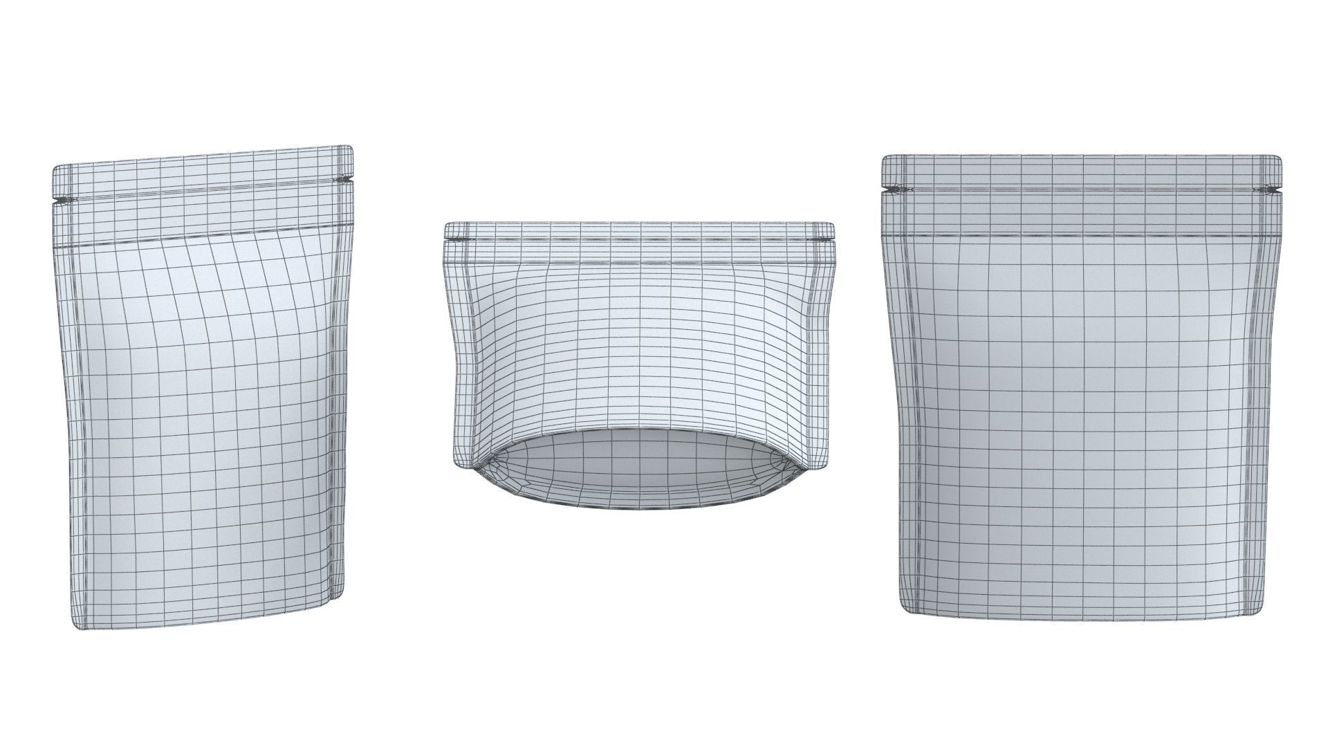 Paper pouchs collection 3D model_31