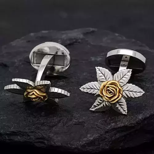 Rose Cufflinks