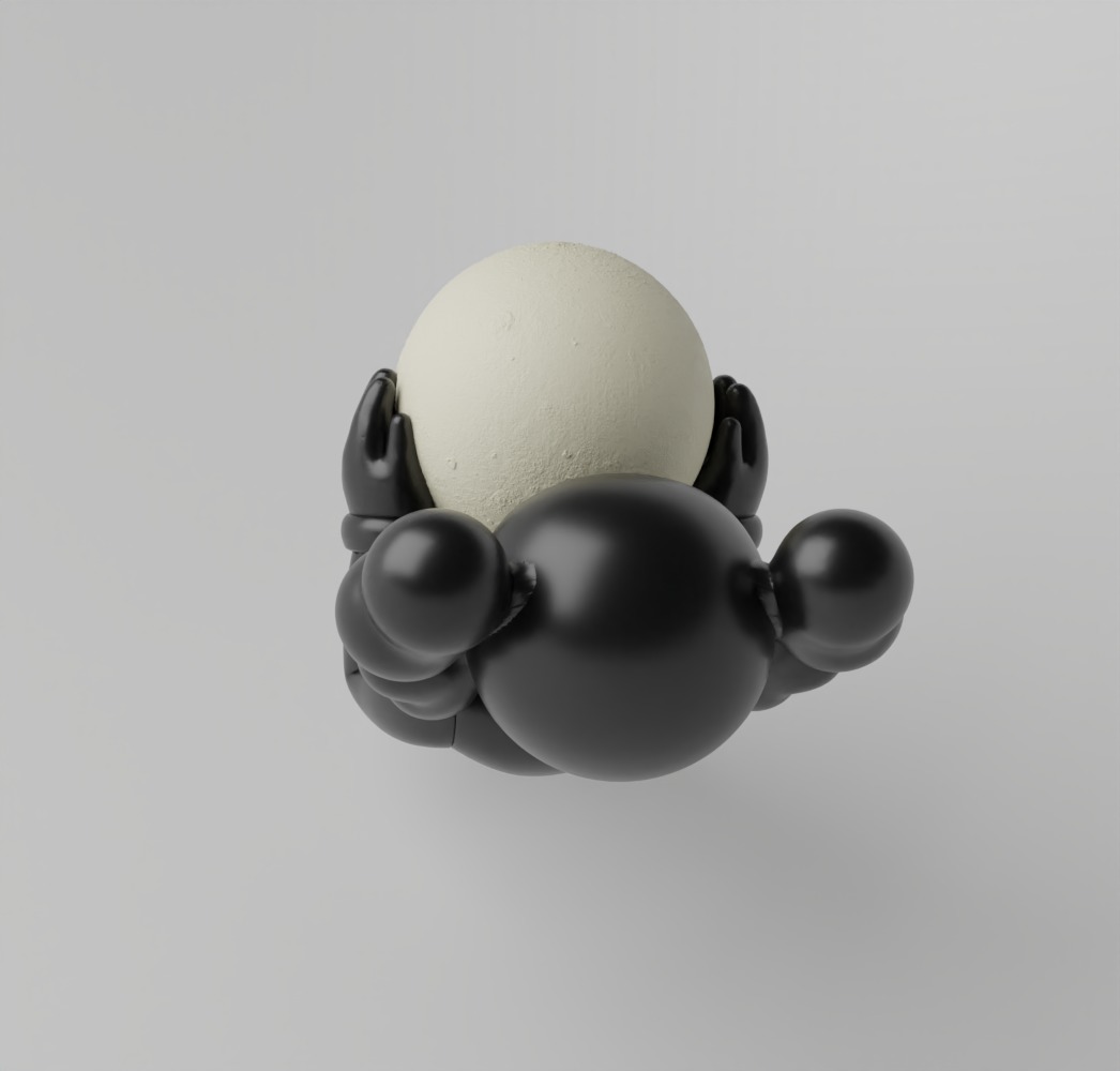 Kaws Holiday Shangai Fan Art Toy  3D print model_6