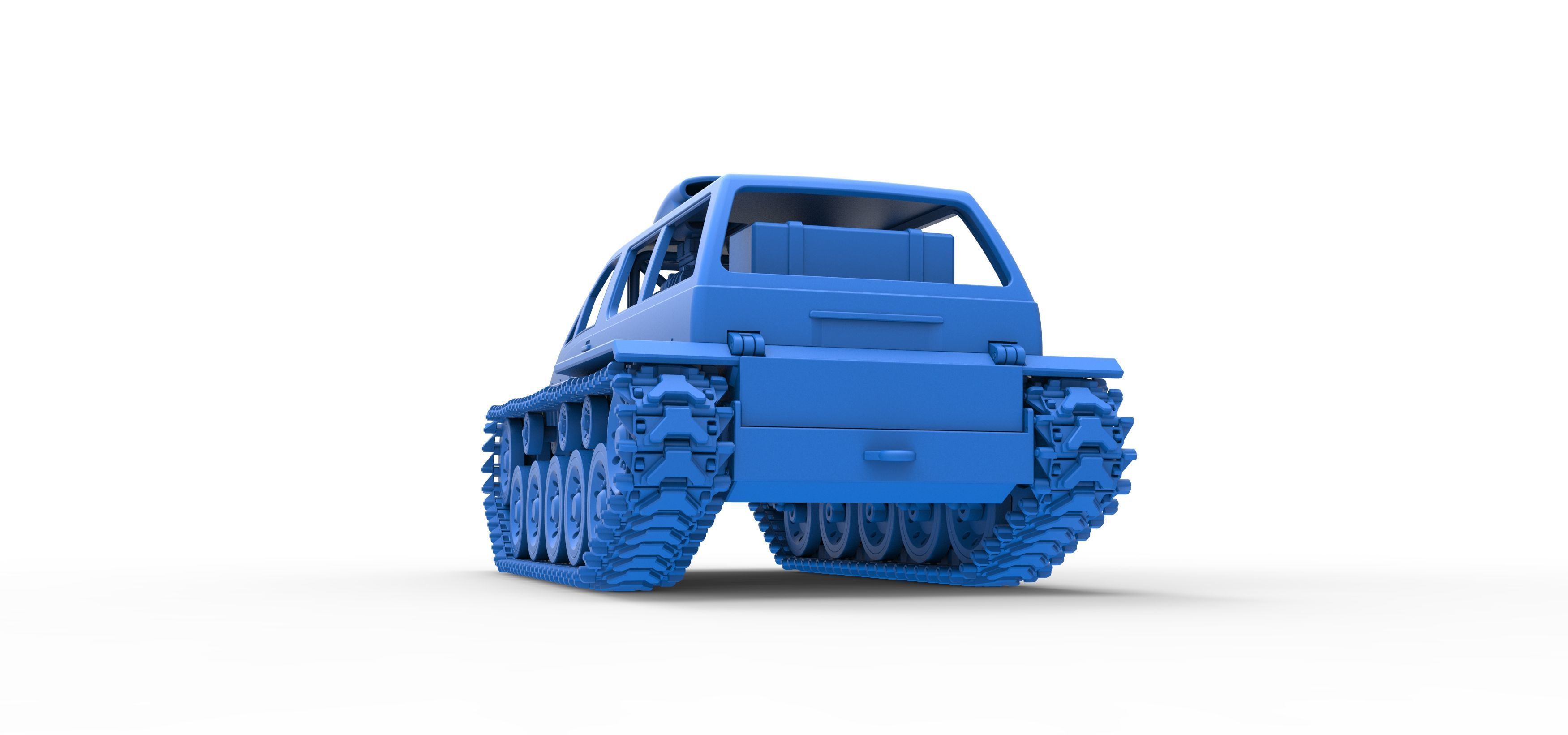 Vintage Monster tank Version 6 Scale 1 to 25 3D print model_42