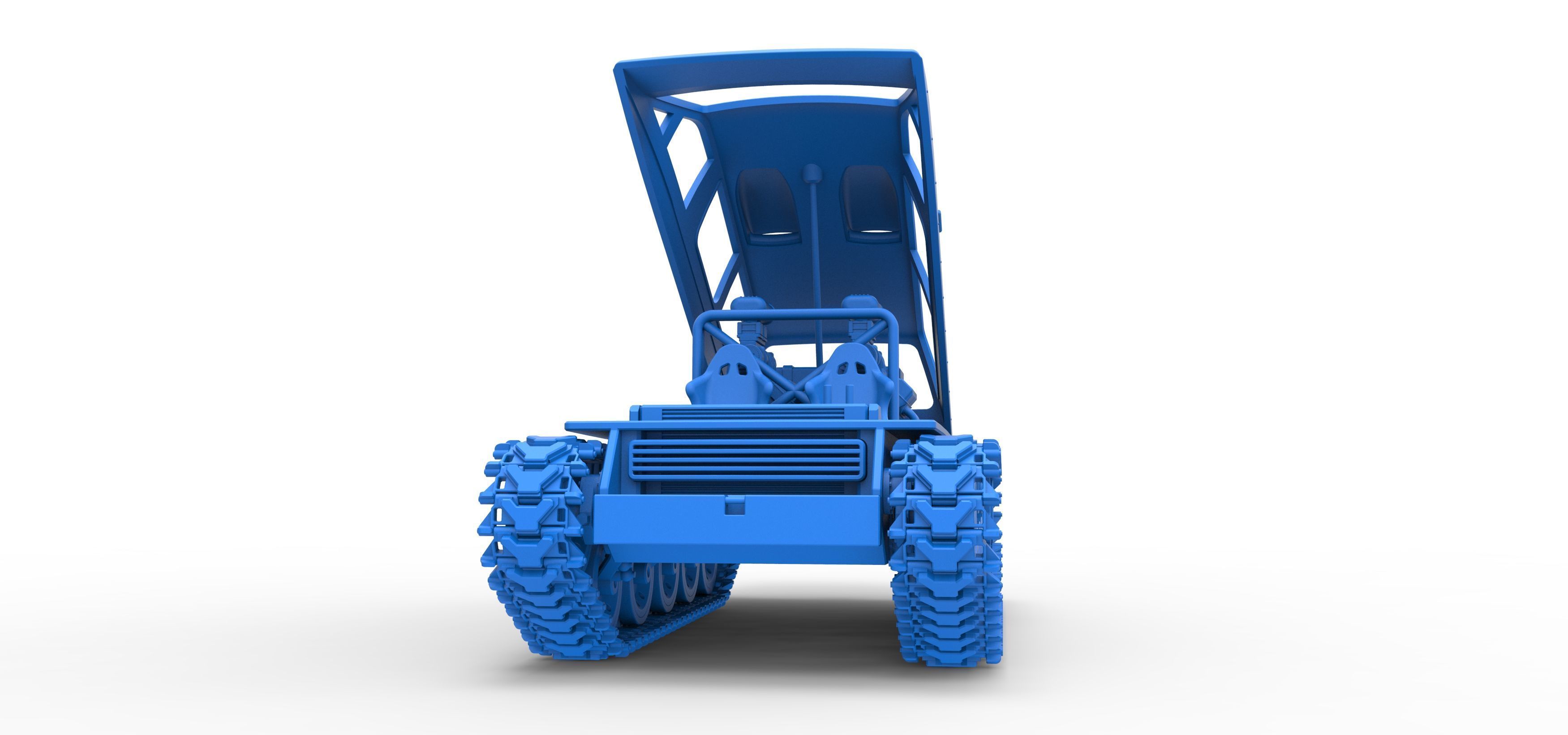 Vintage Monster tank Version 6 Scale 1 to 25 3D print model_51