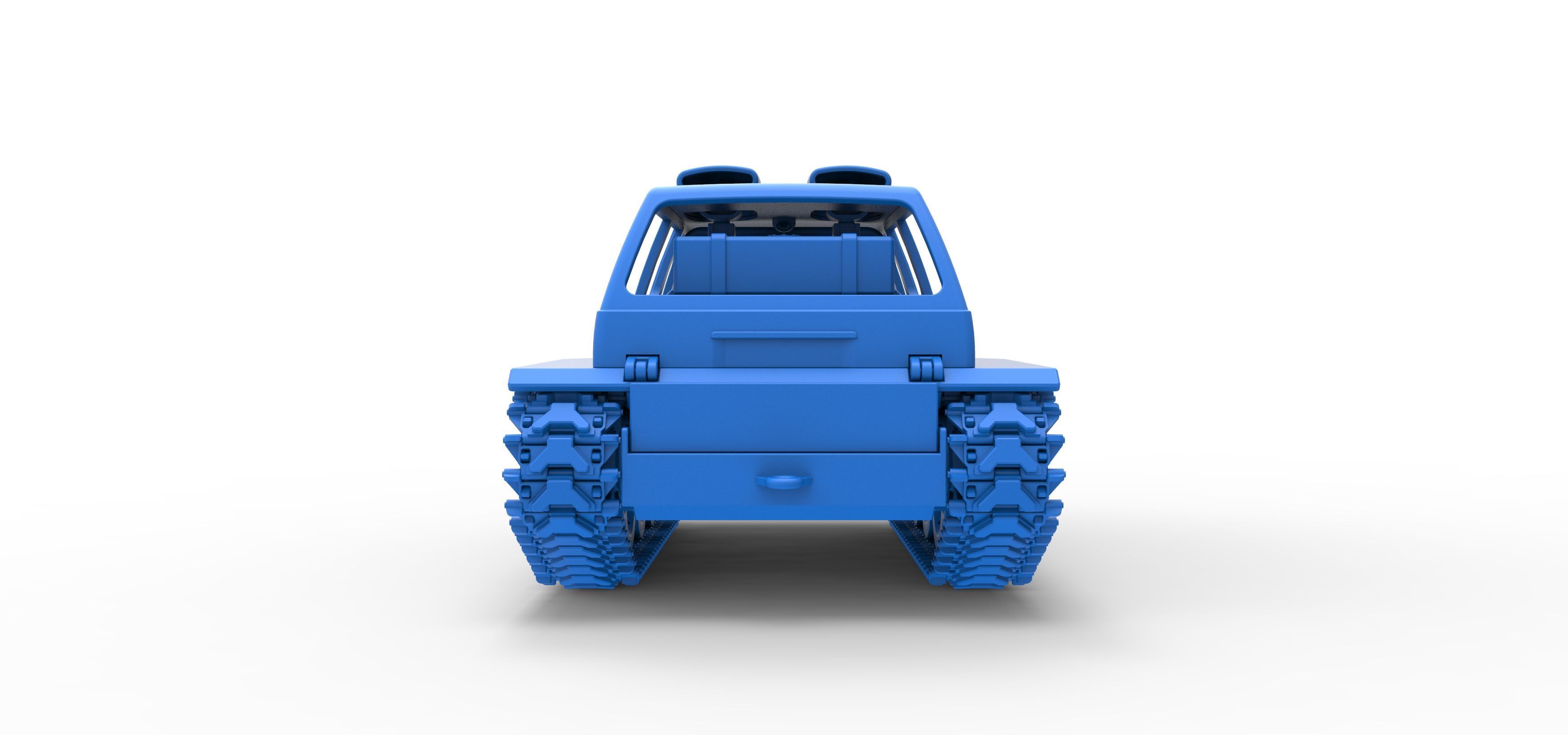 Vintage Monster tank Version 6 Scale 1 to 25 3D print model_43