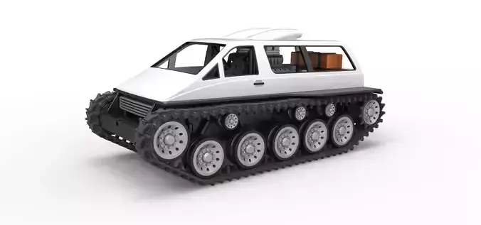 Vintage Monster tank Version 6 Scale 1 to 25