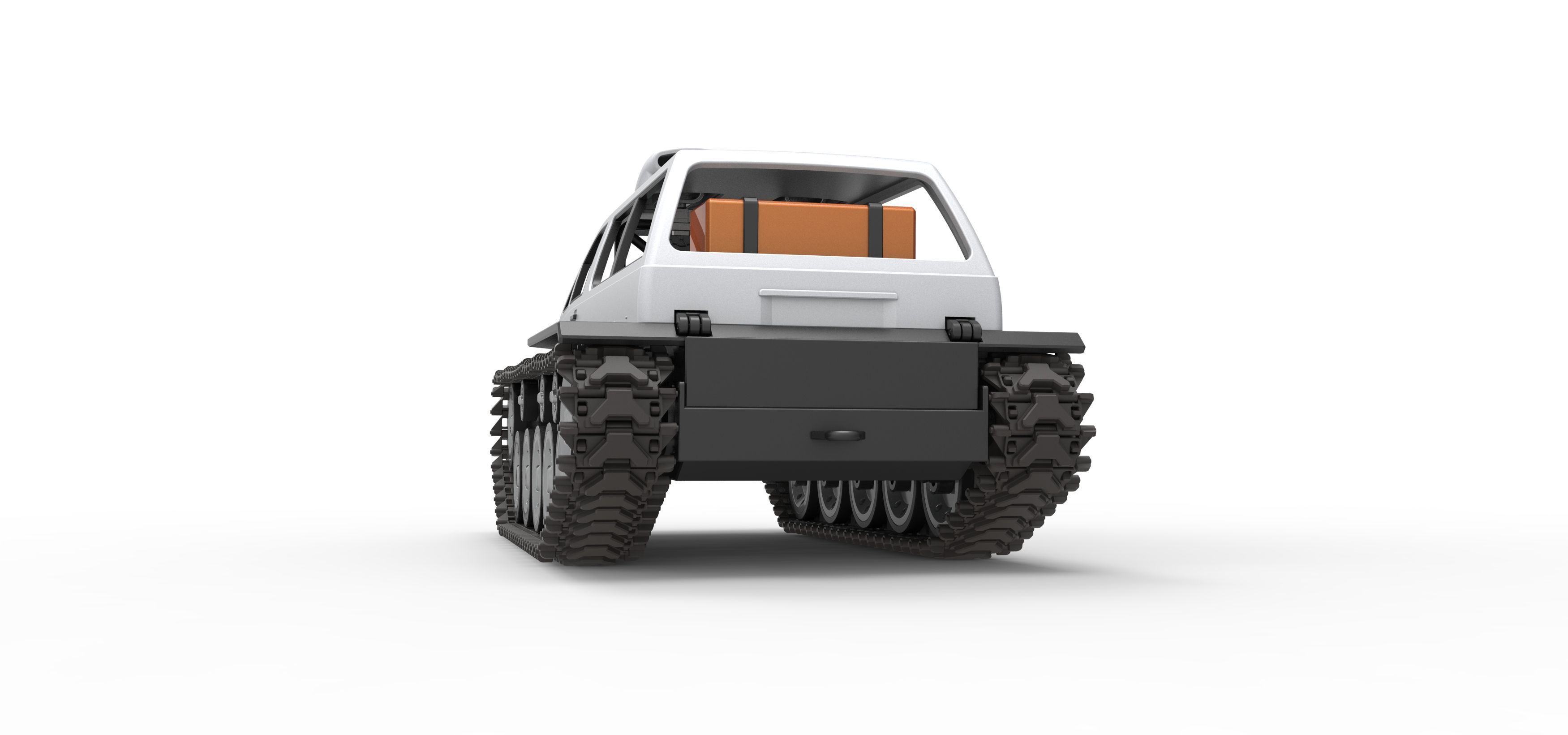 Vintage Monster tank Version 6 Scale 1 to 25 3D print model_15