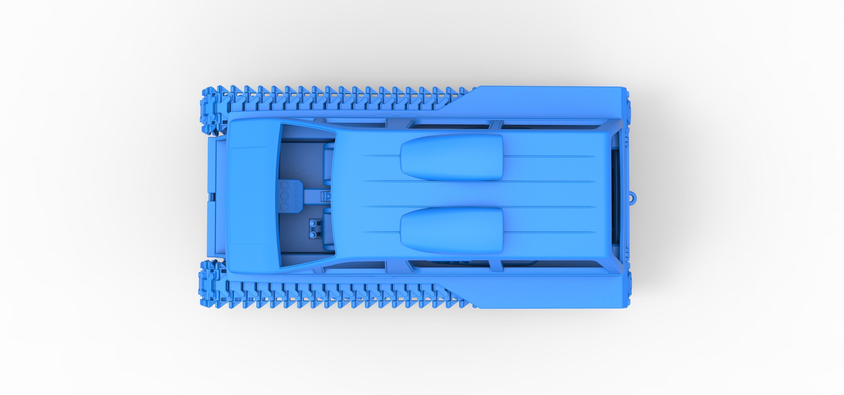 Vintage Monster tank Version 6 Scale 1 to 25 3D print model_38