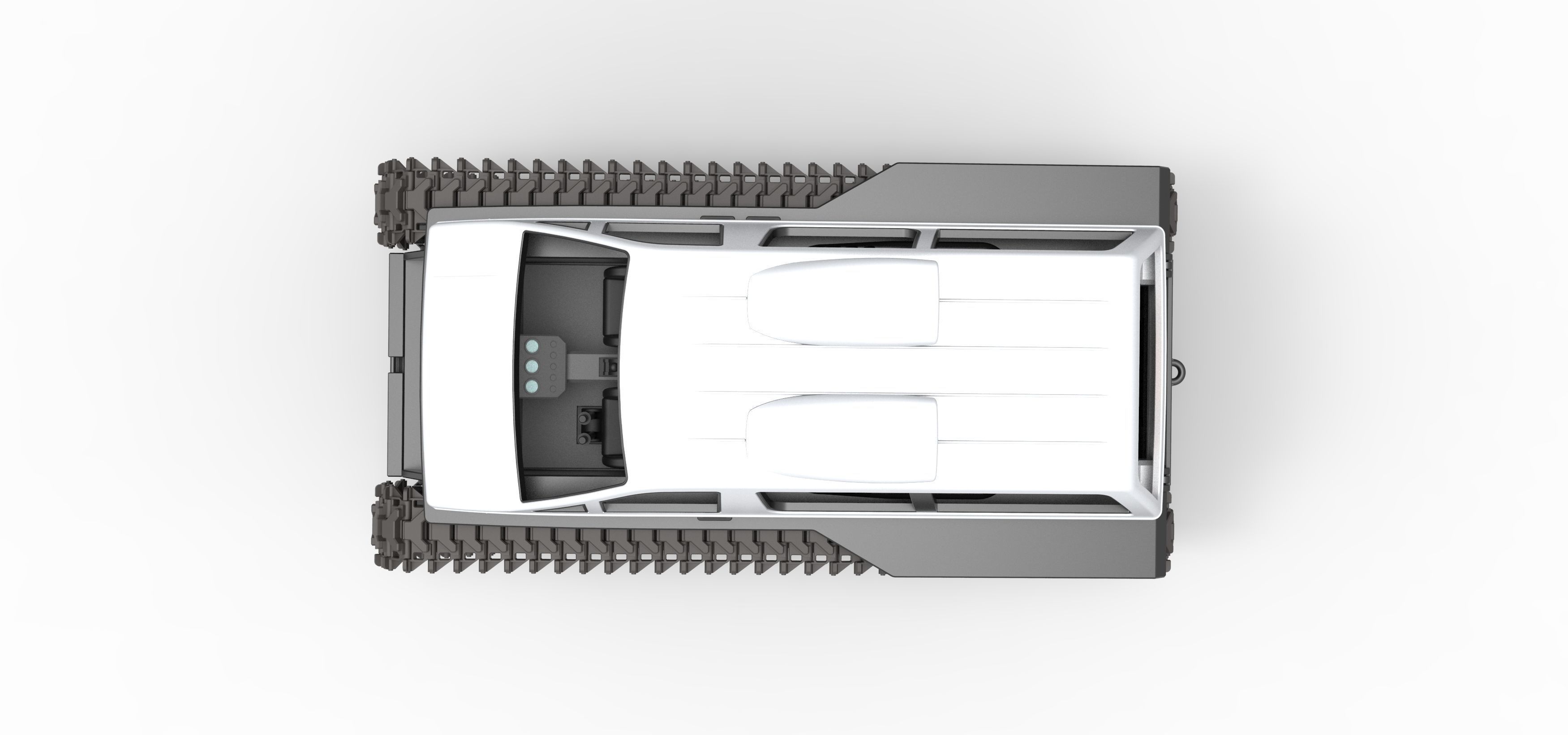 Vintage Monster tank Version 6 Scale 1 to 25 3D print model_11
