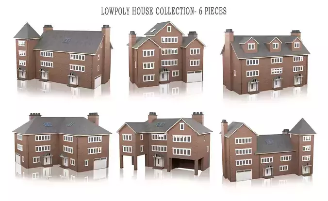 British House Design Collection - 6 Pieces