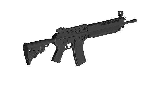 SIG Sauer 556 Patrol Rifle 3D model