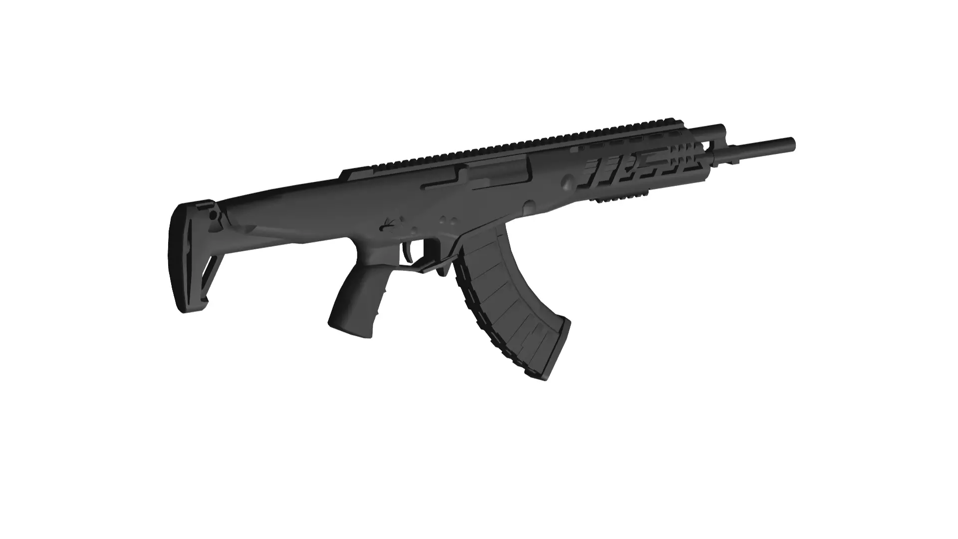 AK-Alfa Automatic Rifle 3D model_0