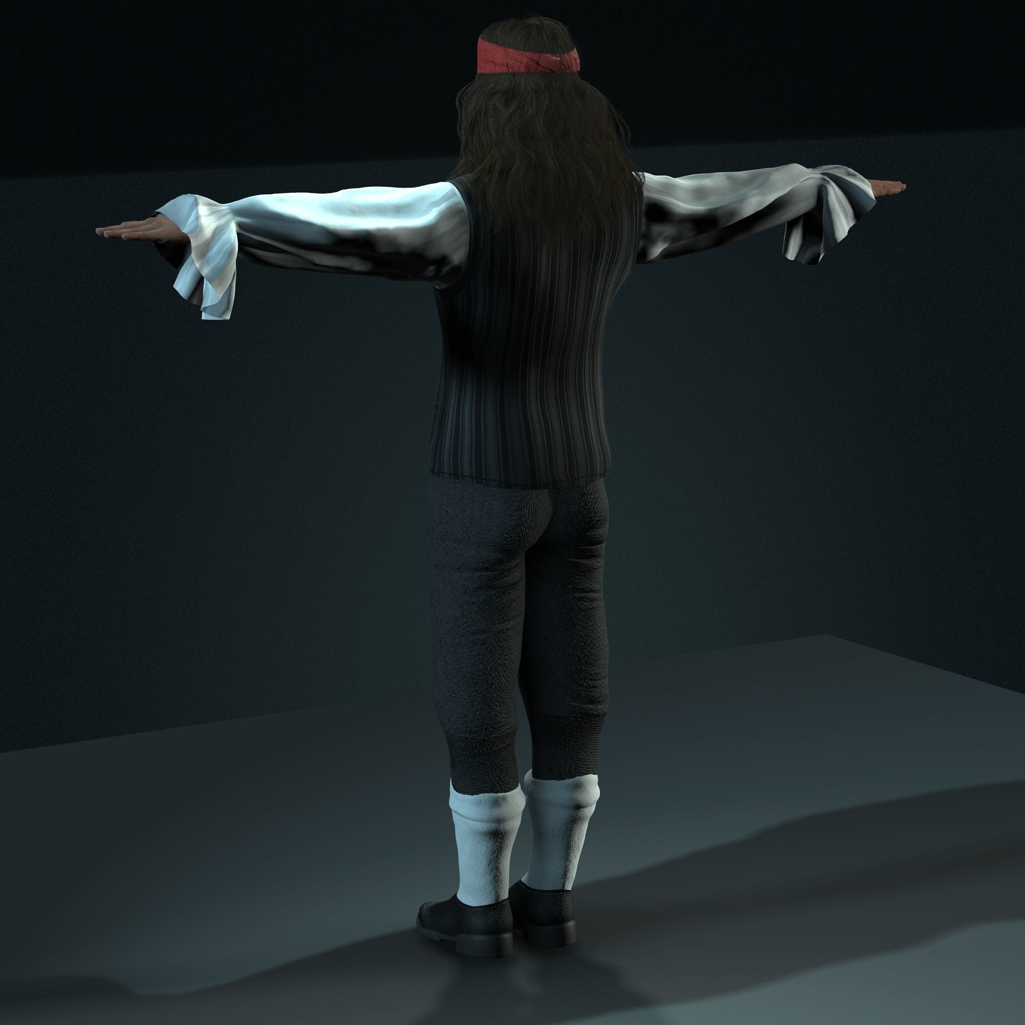 Johnny Depp 3D Model Low-poly 3D model Low-poly 3D model_14