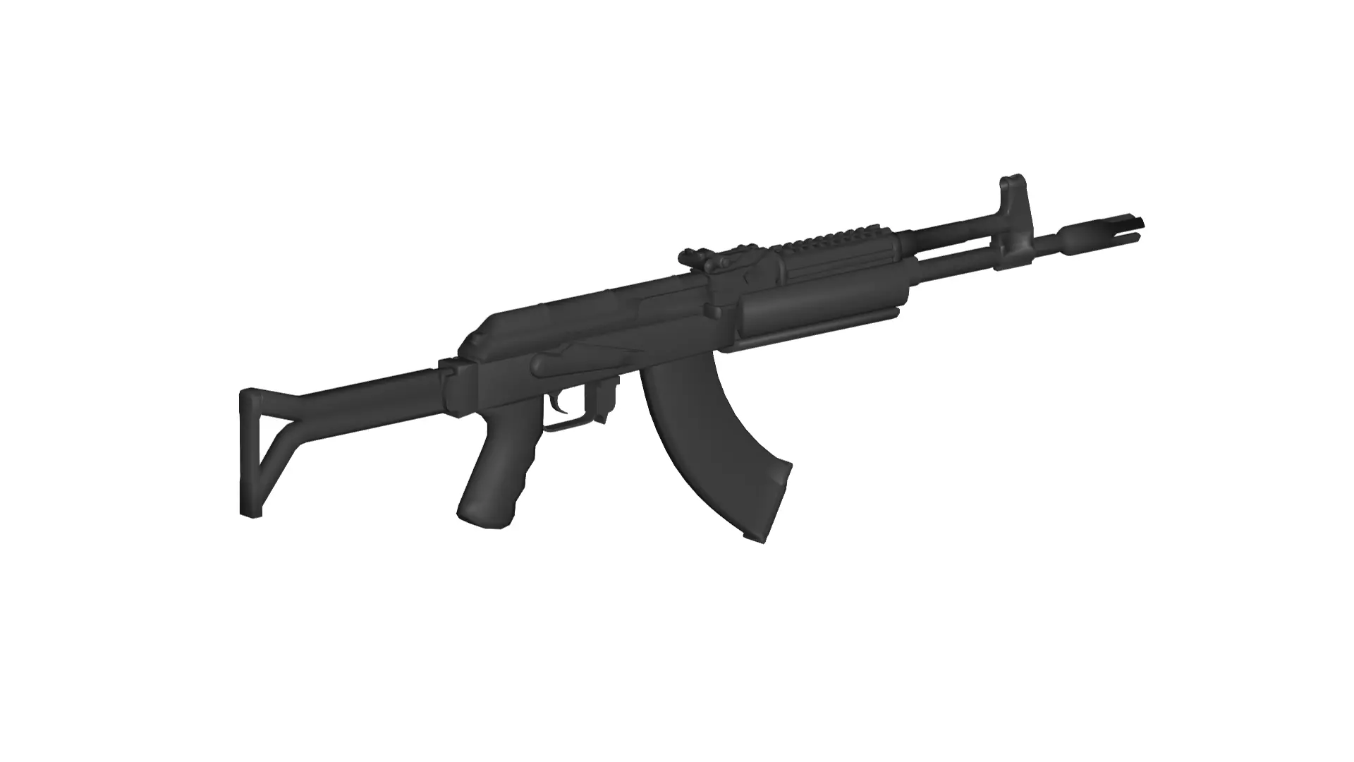 Kalashnikov Assault Rifle AK-105 3D model_0