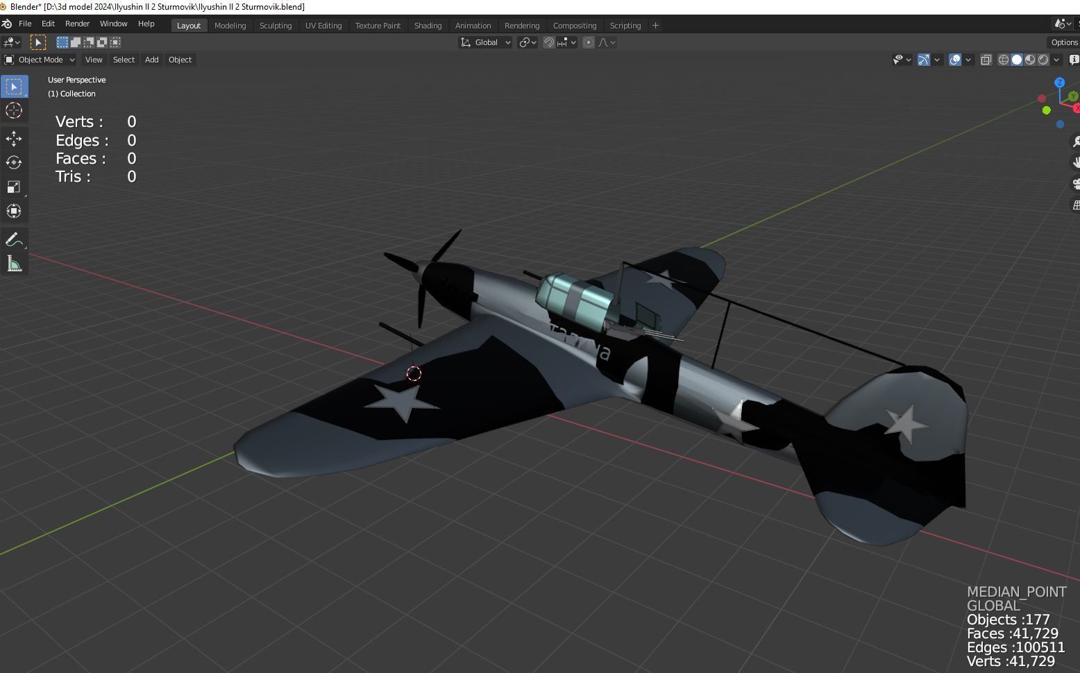 Ilyushin Il-2 Sturmovik 3D model_5