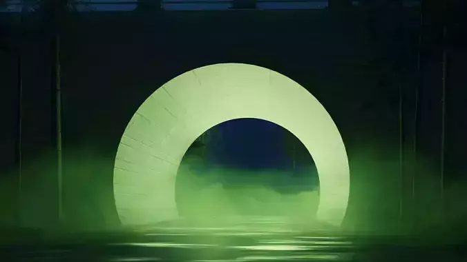Animated VDB Dust Surface - 256 Frames - loopable 3D model