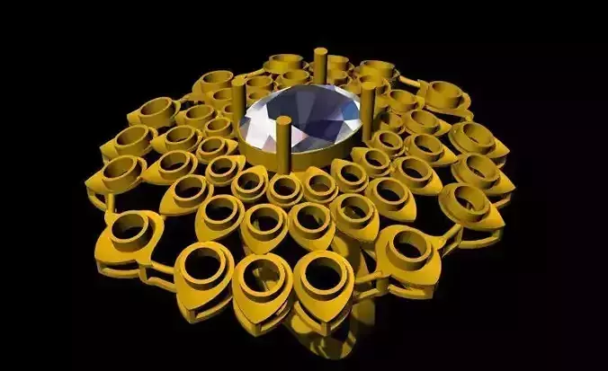 Cocktail Ring 3dm file