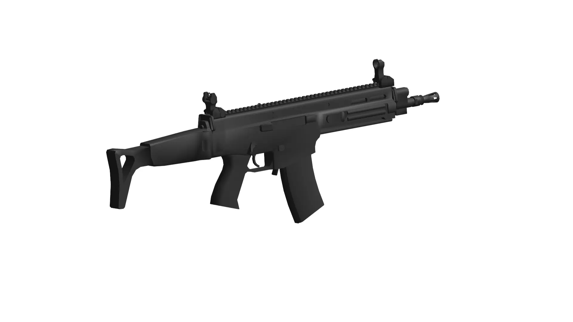 CZ 805 BREN assault rifle 3D model_0