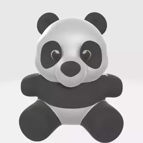 Cute sitting panda