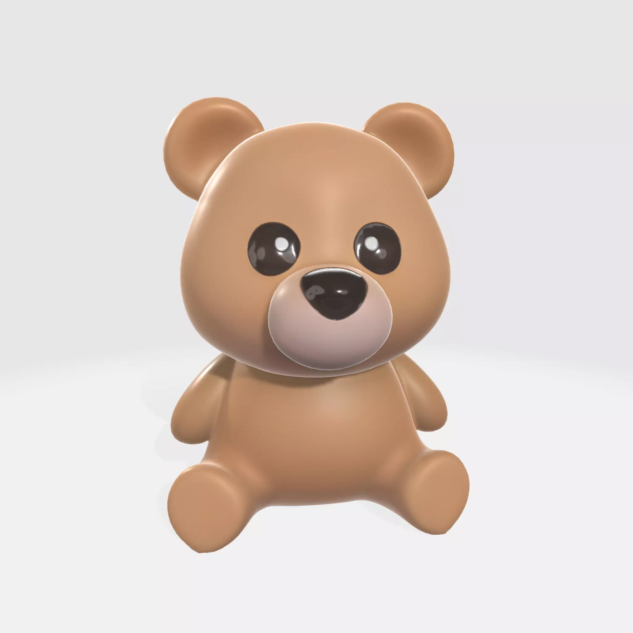 Cute Cartoon Bear 3D model_0