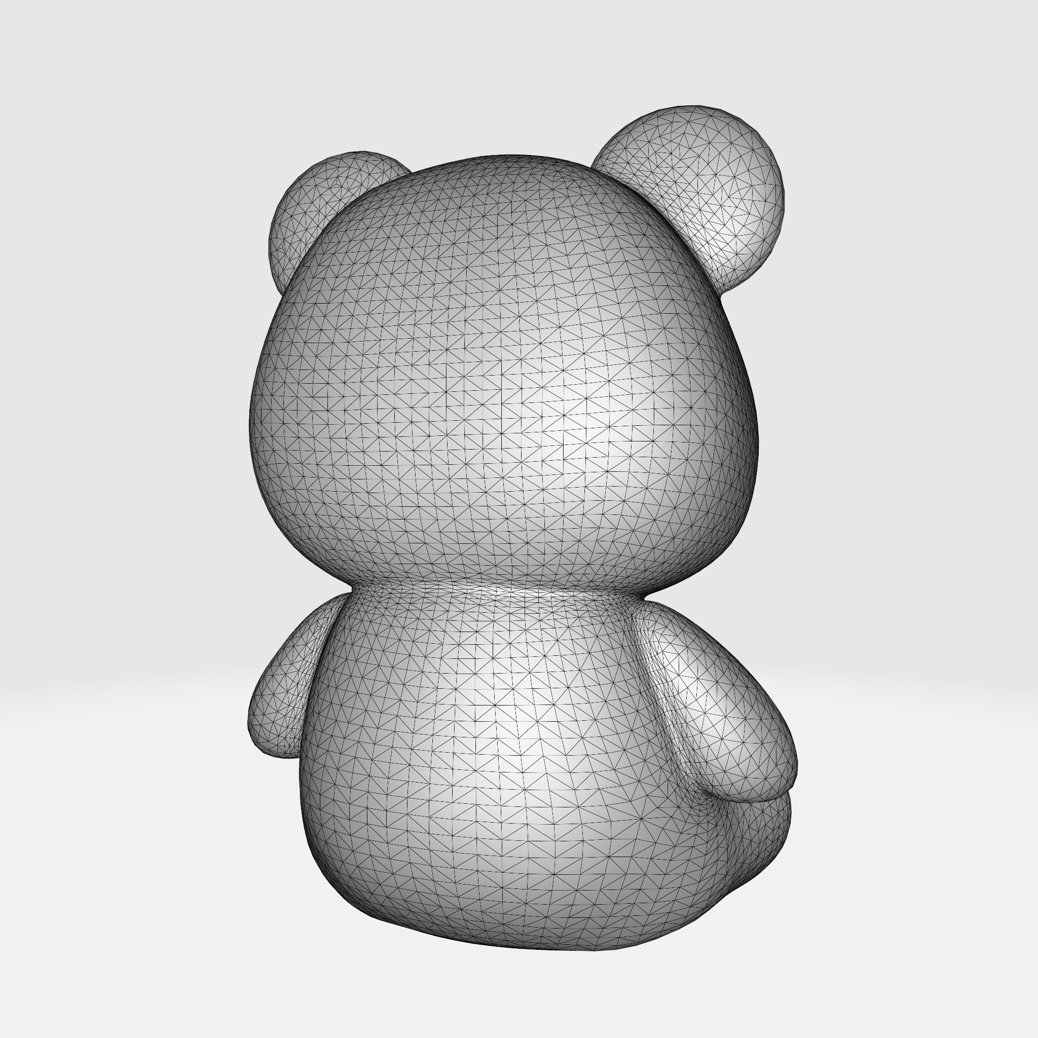 Cute Cartoon Bear 3D model_10