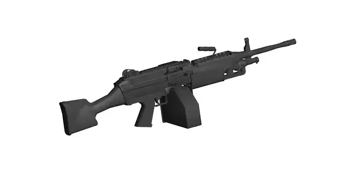 M249 light machine gun
