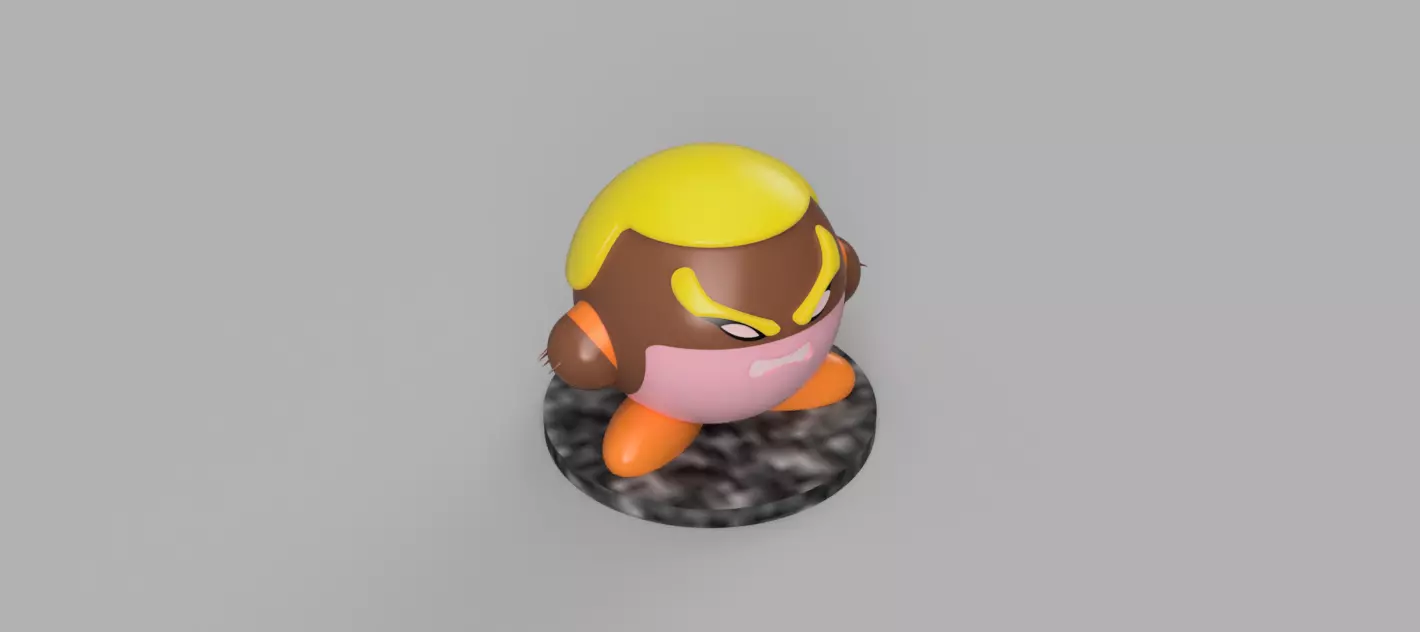 Kirby absorbs Marvel Comics Sabretooth Victor Creed 3D model_0