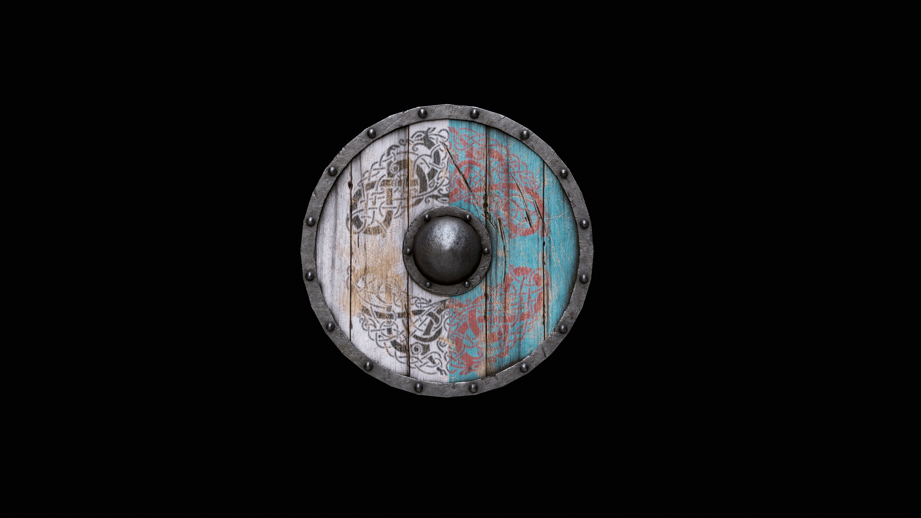 Viking Warrior Low-poly 3D model_26