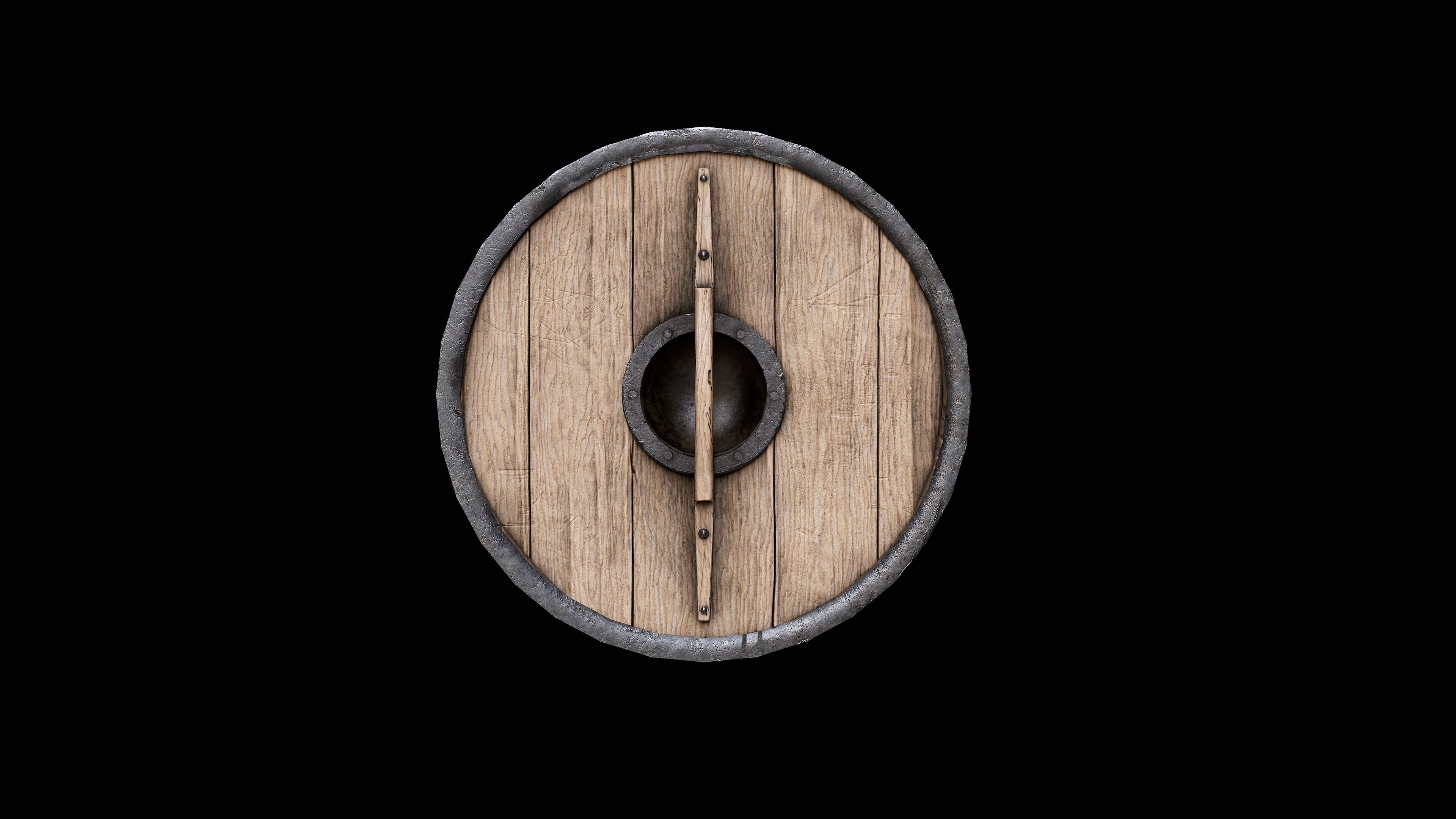 Viking Warrior Low-poly 3D model_29