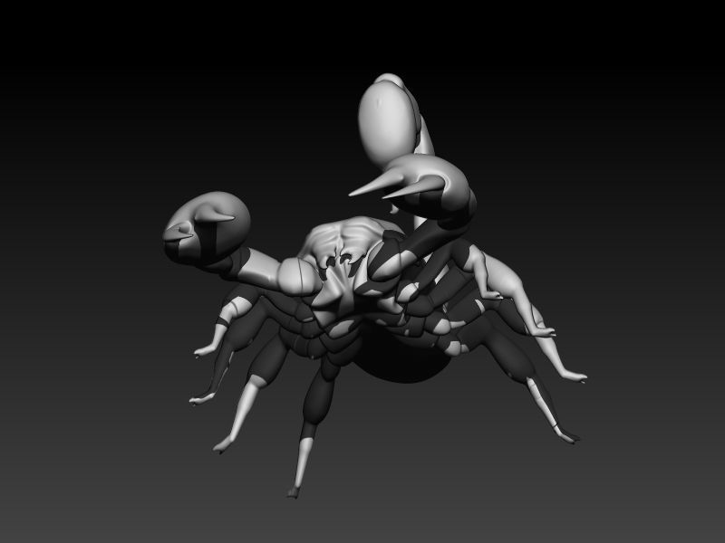 Scorpion 3D print model_16