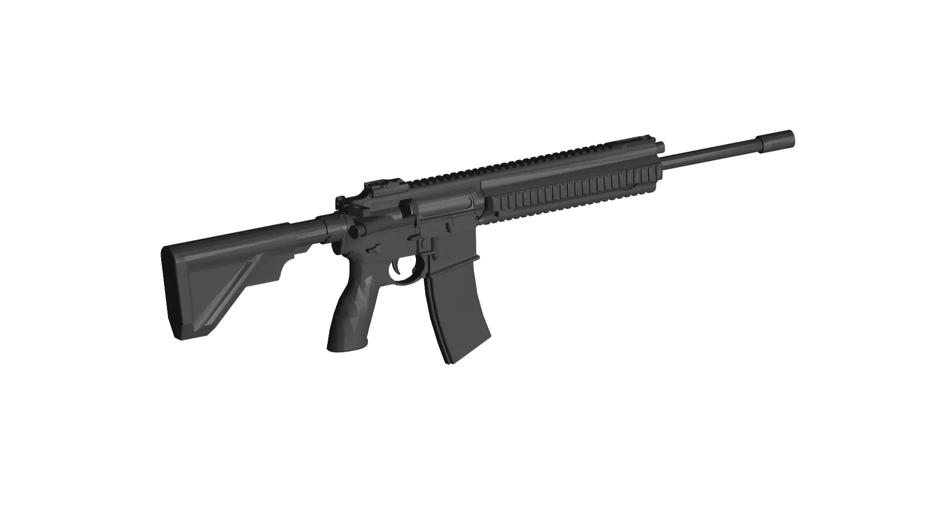 HK416-A5  Heckler Koch 3D model_0
