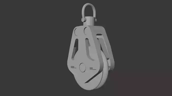 rope pulley machine pat 3d model 