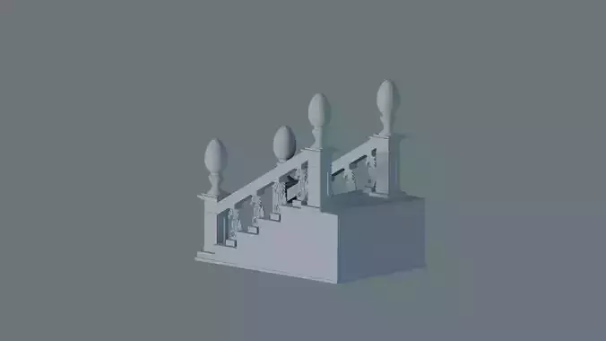 Staircase Balustrade Designs 3D 3D print model