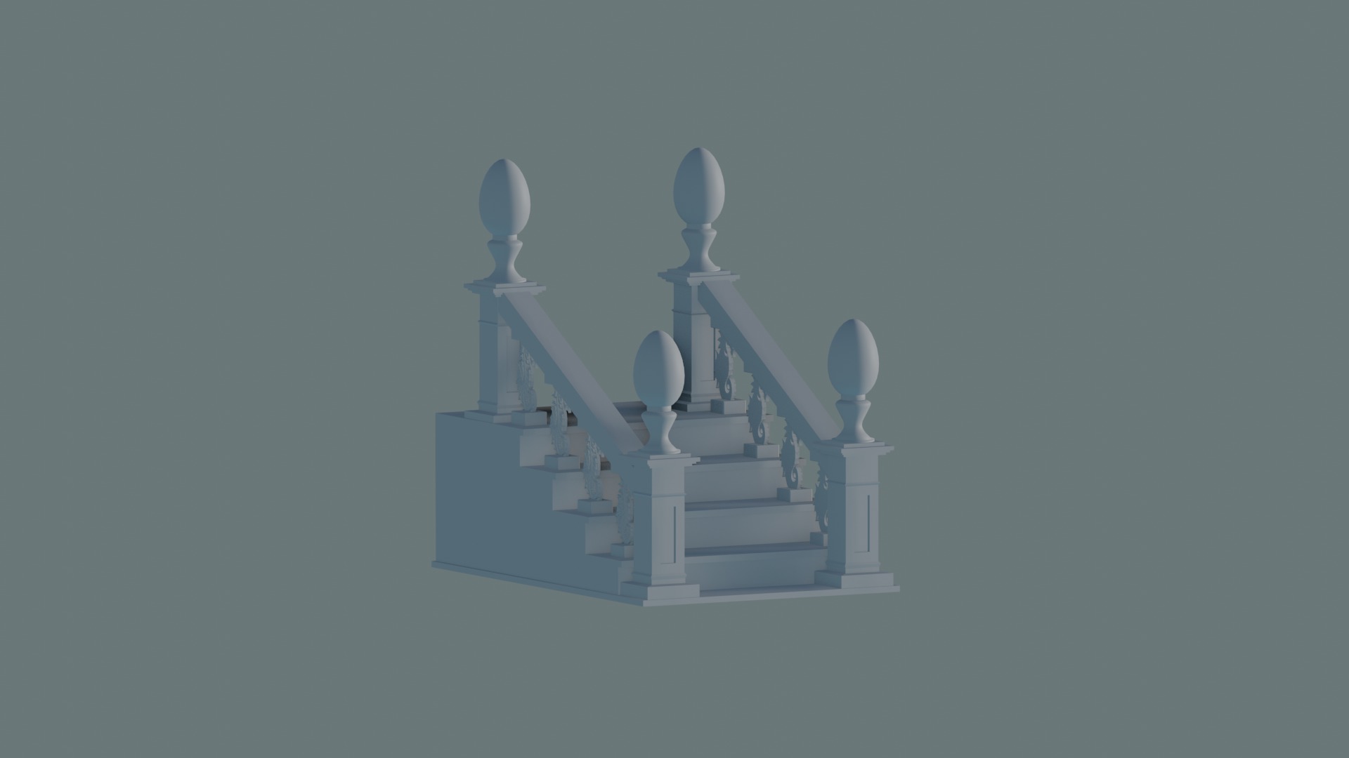Staircase Balustrade Designs 3D 3D print model_3