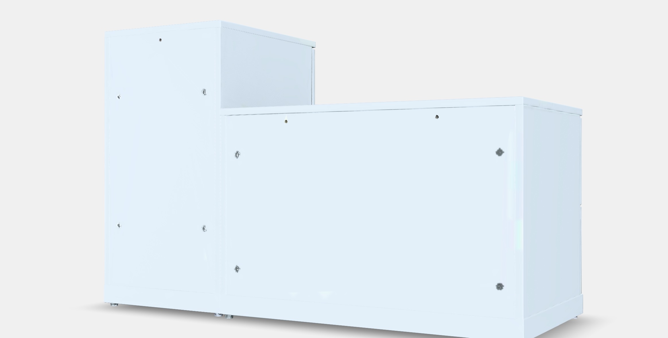 NORDLI Chest of 5 drawers Low-poly 3D model_6