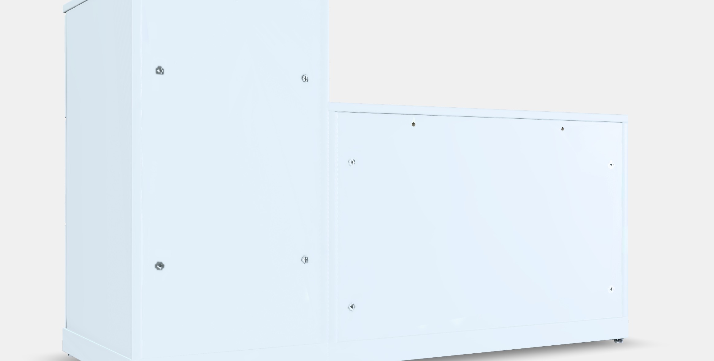 NORDLI Chest of 5 drawers Low-poly 3D model_2