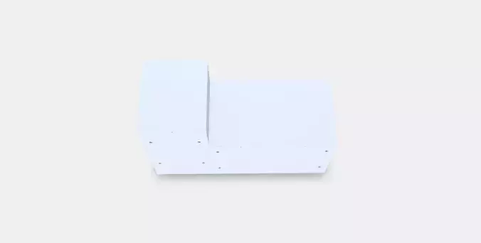NORDLI Chest of 5 drawers Low-poly 3D model