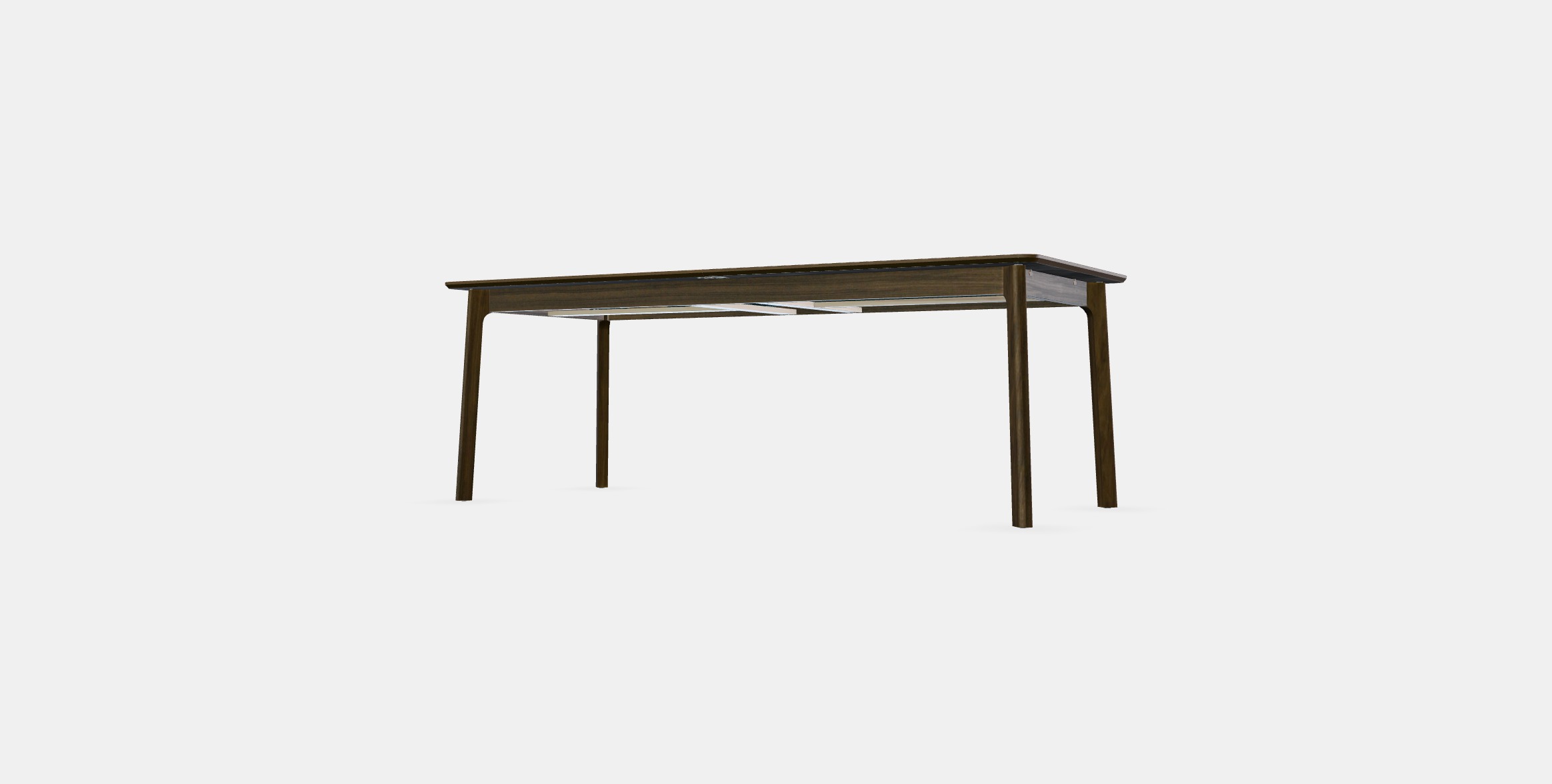 MELLANSEL Extendable table Low-poly 3D model_12