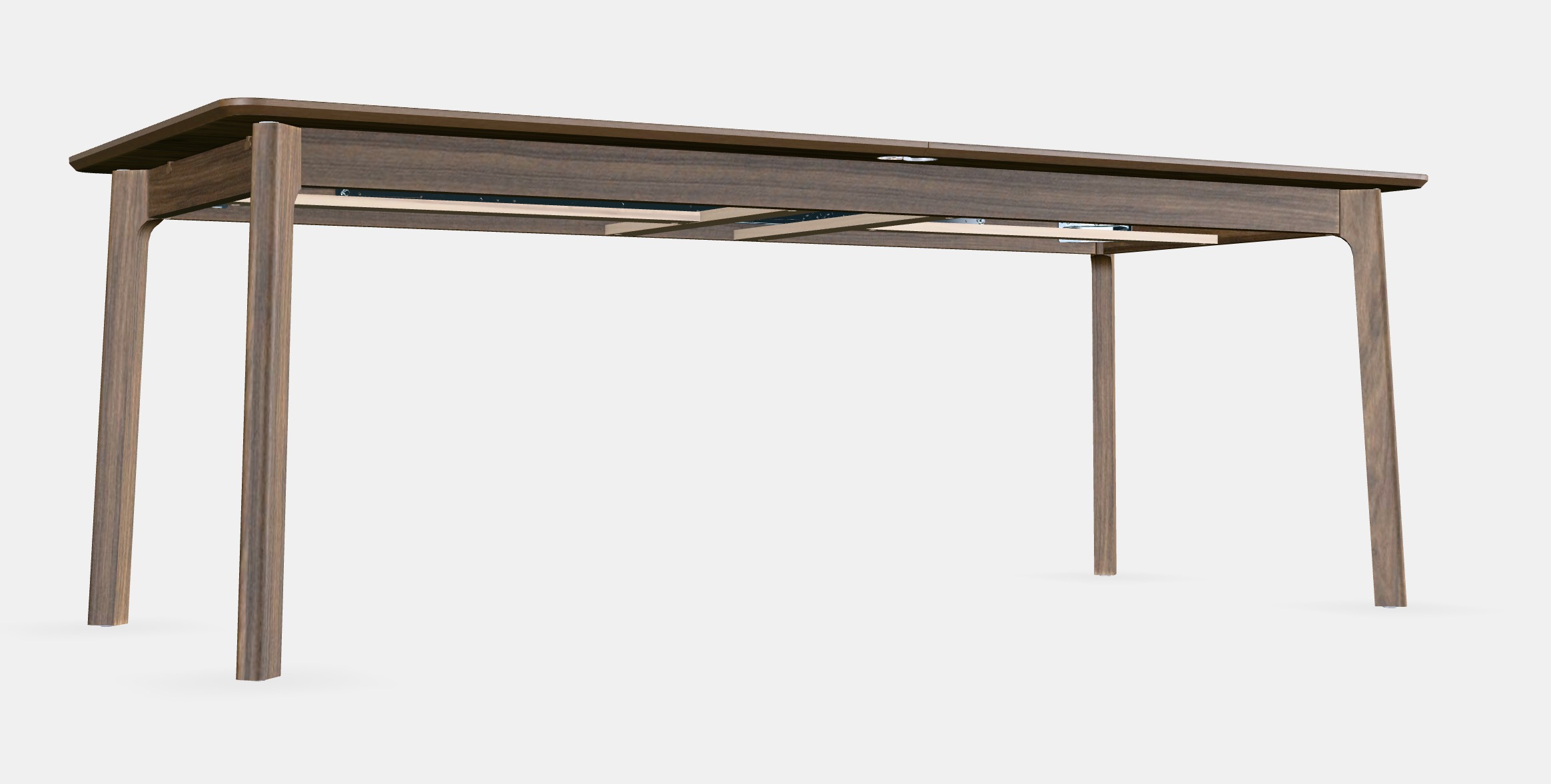 MELLANSEL Extendable table Low-poly 3D model_2