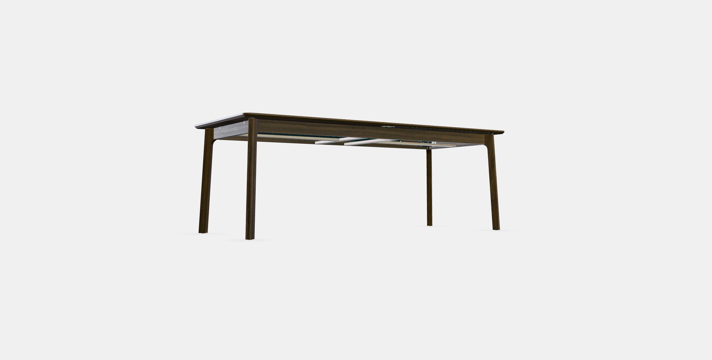 MELLANSEL Extendable table Low-poly 3D model_3