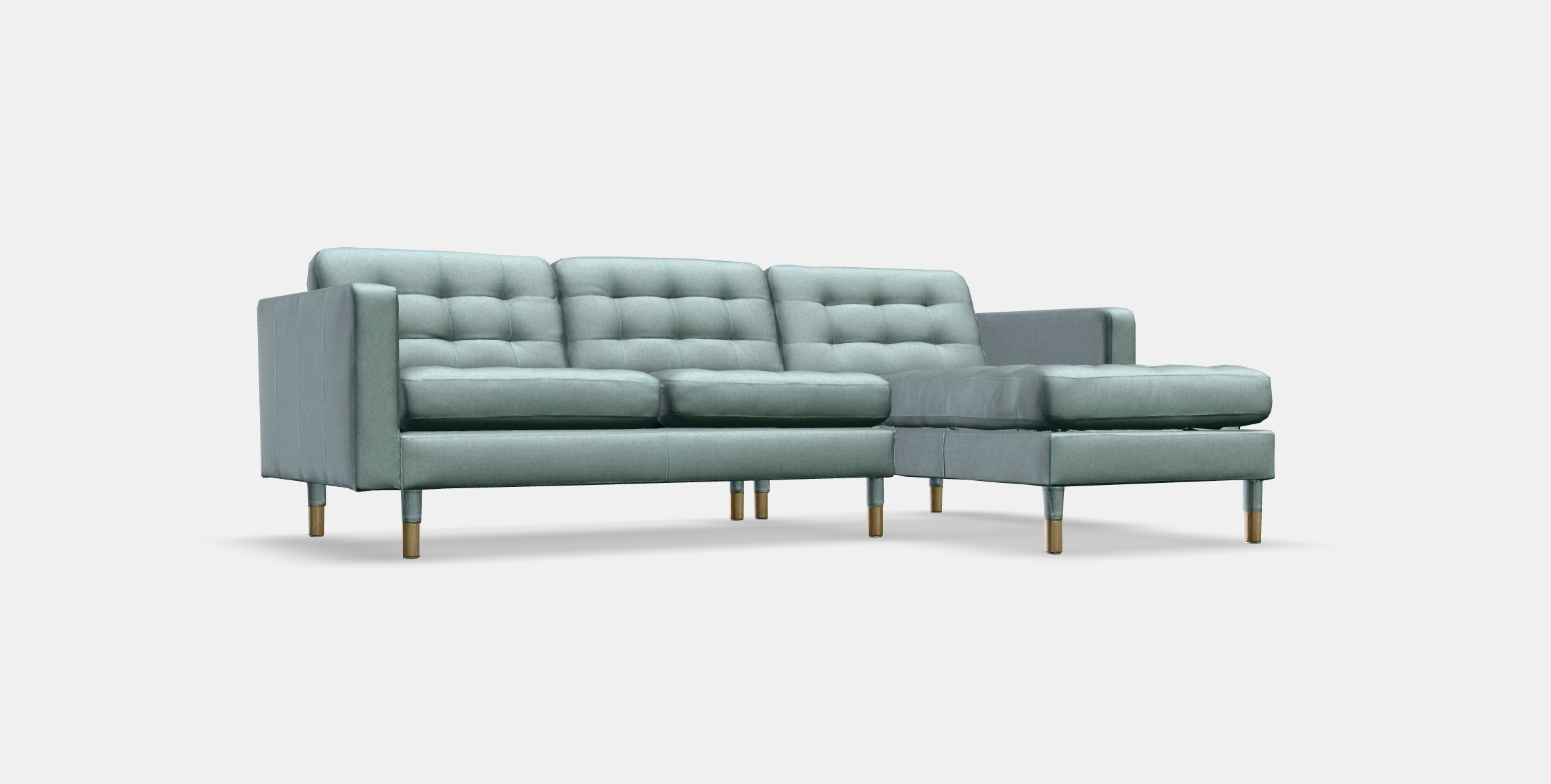 LANDSKRONA 3-seat sofa 6 Low-poly 3D model_6