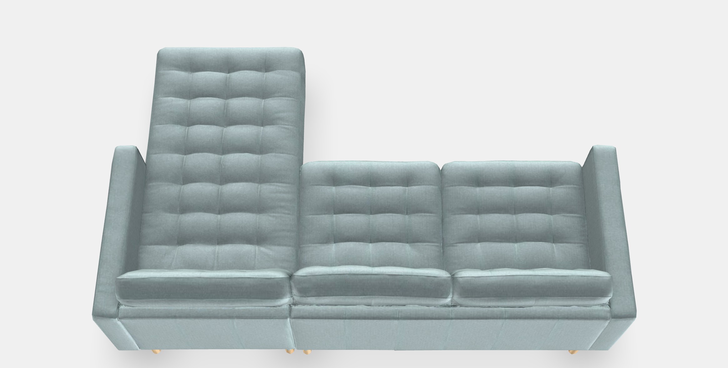 LANDSKRONA 3-seat sofa 6 Low-poly 3D model_7