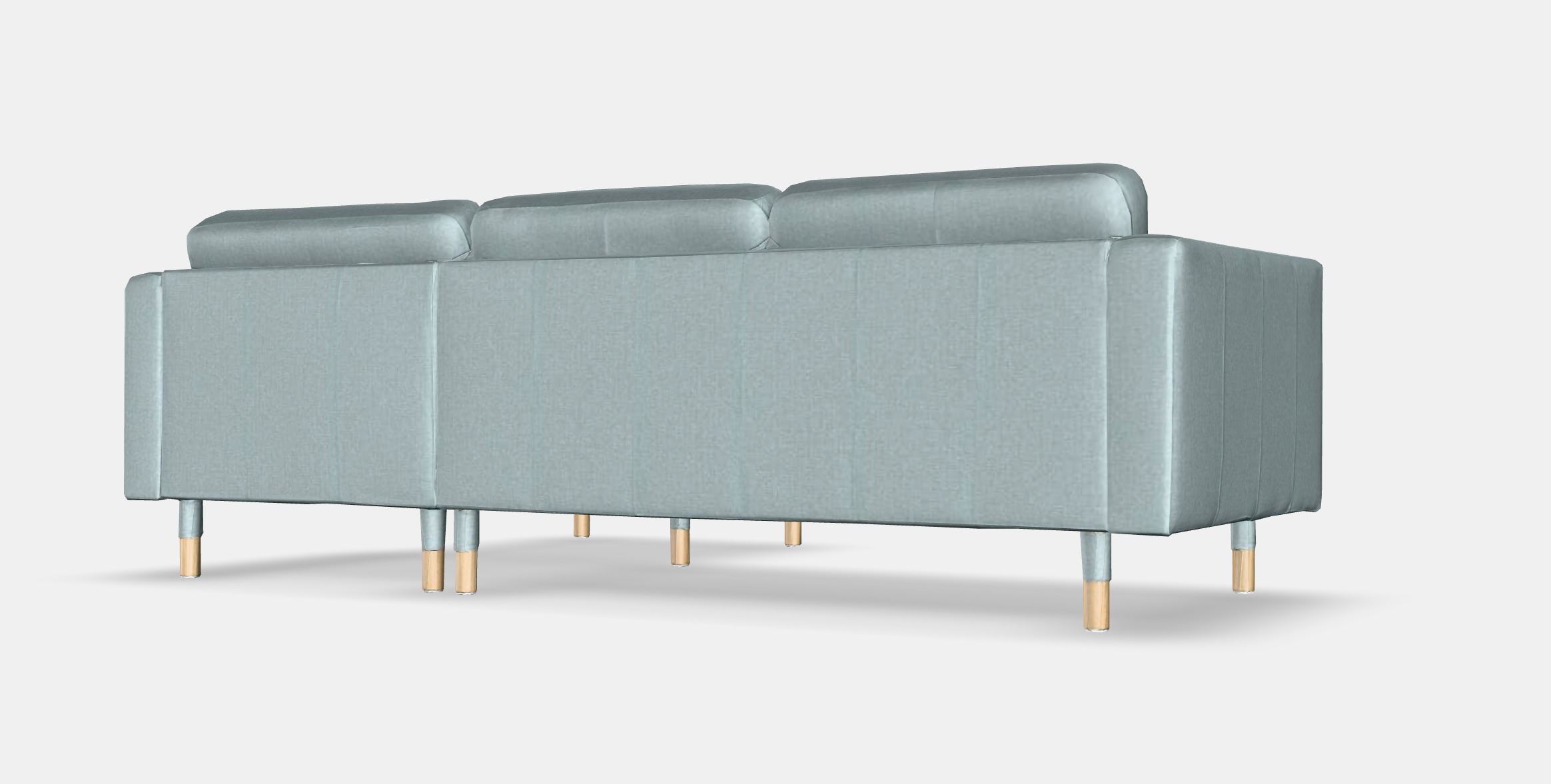 LANDSKRONA 3-seat sofa 6 Low-poly 3D model_5