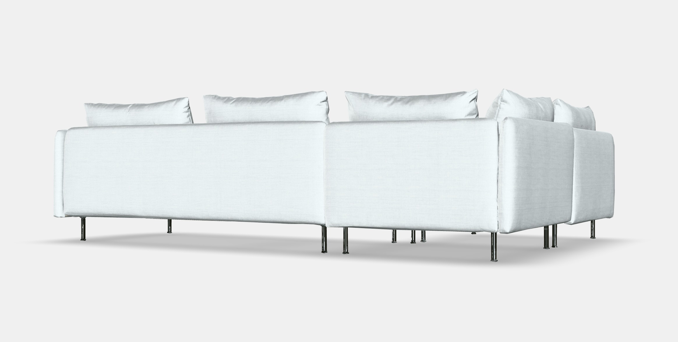 SODERHAMN Corner sofa 4-seat Low-poly 3D model_5