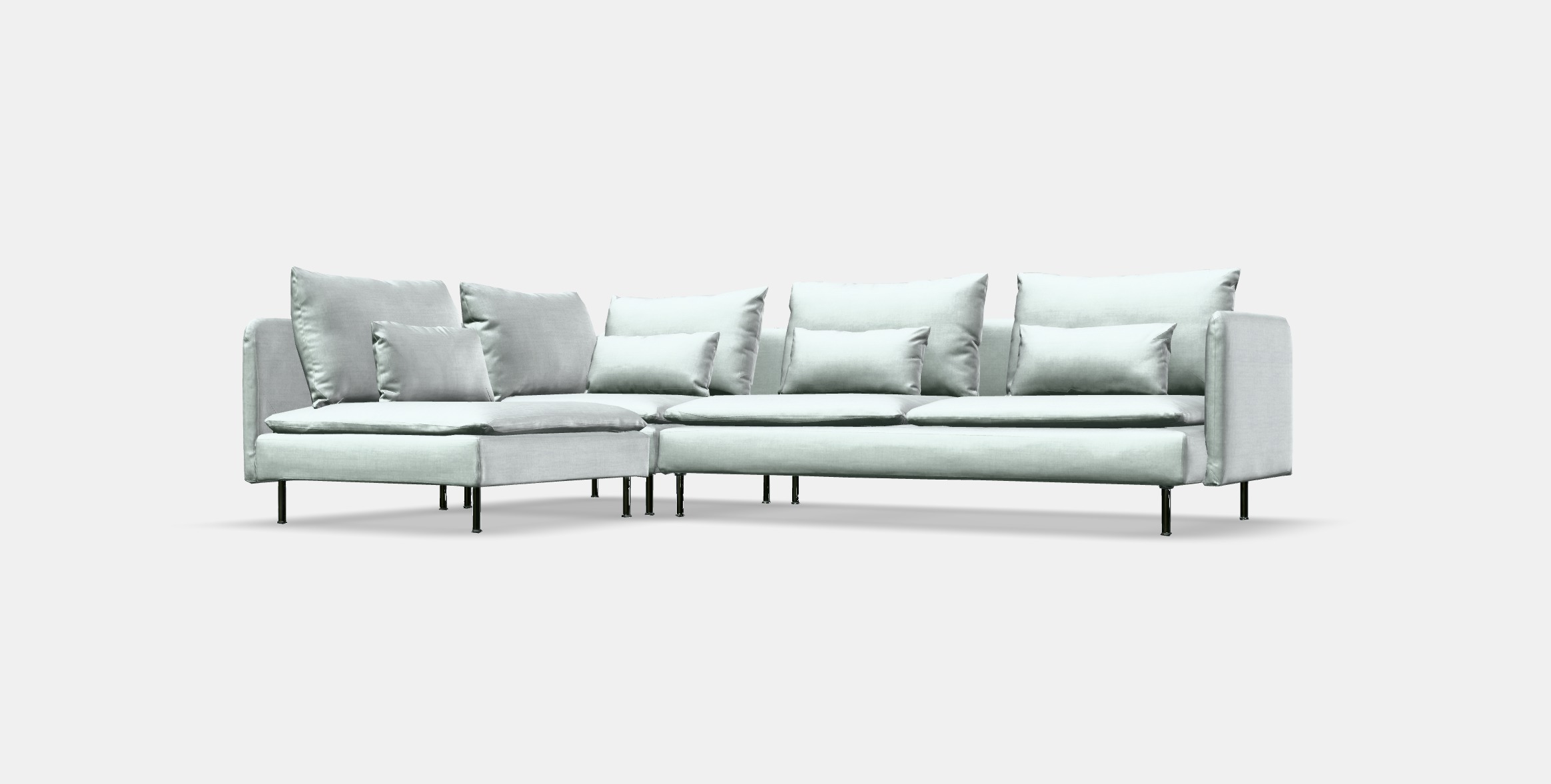 SODERHAMN Corner sofa 4-seat Low-poly 3D model_13